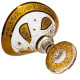 Цукерниця скляна Bogema Gold 15 см Yiwu HP-34-134