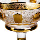 Ваза для фруктів скляна Bohemia Gold 26 см Yiwu HP-34-137