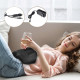 Массажер подушка с вибрацией для дома машины Massage Pillow QY-8028 на 8 роликов Black