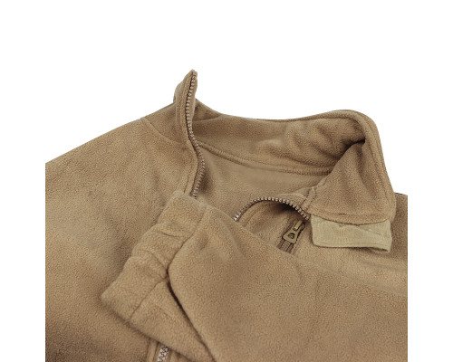 Тактическая кофта A162 теплая флисовая Sand Khaki S