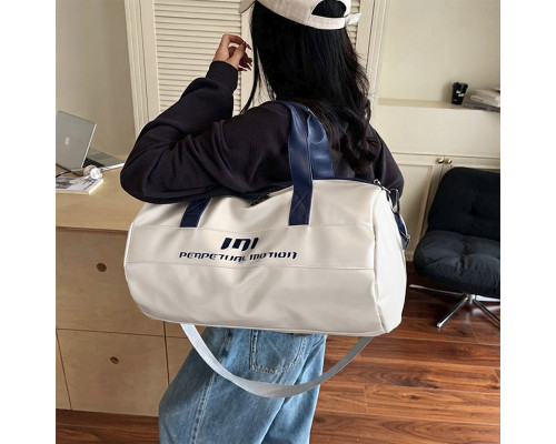 Спортивная сумка 2603 для спорта фитнеса путешествий дорожная с ручками White