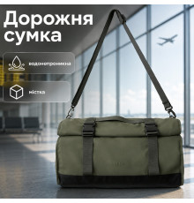 Сумка дорожная GM&0401 спортивная с регулируемым плечевым ремнем Green