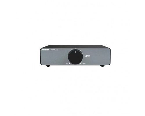Підсилювач звуку AIYIMA A07 MAX black + блок живлення 48V. AUX, 300Wx2 (TPA3255)