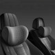 Универсальная автомобильная подушка-подголовник AWESOME-1 под шею с эффектом памяти ортопедическая Black