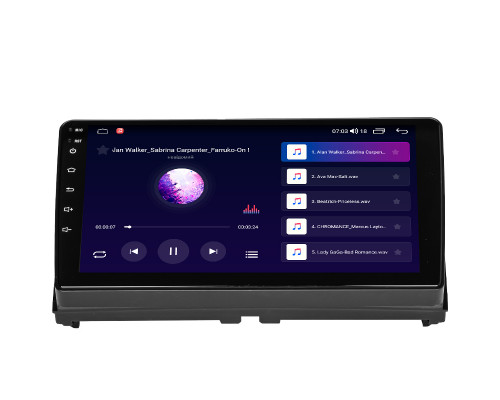 Штатная магнитола Lesko для Ford Kuga I 2008-2013 экран 9" 2/32Gb CarPlay 4G Wi-Fi GPS Prime