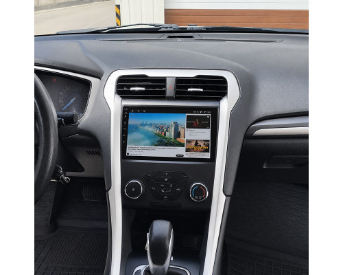 Штатная магнитола Lesko для Ford Mondeo V 2014-2019 экран 9" 2/32Gb Wi-Fi GPS Base
