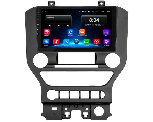 Штатная магнитола Lesko для Ford Mustang VI Рестайлинг 2017-н.в. экран 9" 2/32Gb Wi-Fi GPS Base