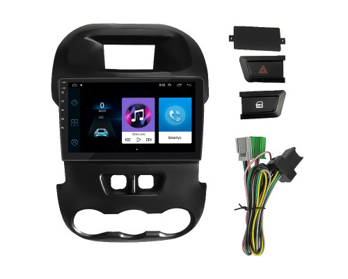 Штатная магнитола Lesko для Ford Ranger III 2011-2015 экран 9" 2/32Gb Wi-Fi GPS Base