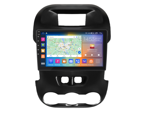 Штатная магнитола Lesko для Ford Ranger III 2011-2015 экран 9" 2/32Gb CarPlay 4G Wi-Fi GPS Prime
