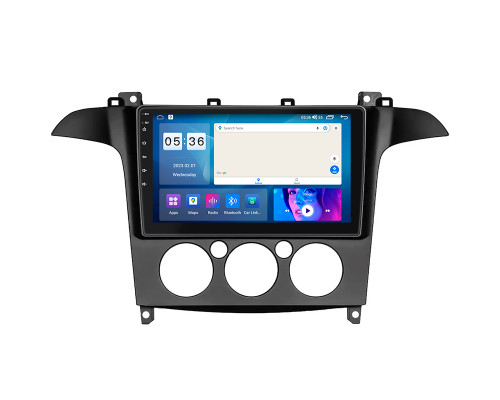 Штатная магнитола Lesko для Ford S-MAX I 2006-2010 экран 9" 4/64Gb CarPlay 4G Wi-Fi GPS Prime