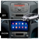 Штатная магнитола Lesko для Ford S-MAX I Рестайлинг 2010-2015 экран 9" 4/64Gb 4G Wi-Fi GPS Top