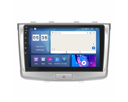 Штатная магнитола Lesko для Haval H6  2014-2020 экран 10" 4/64Gb CarPlay 4G Wi-Fi GPS Prime