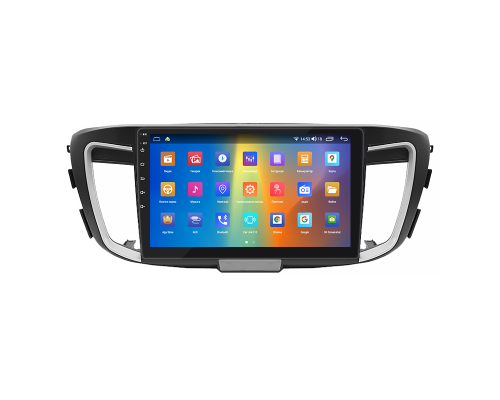Штатная магнитола Lesko для Honda Accord IX 2012-2015 экран 10" 2/32Gb CarPlay 4G Wi-Fi GPS Prime