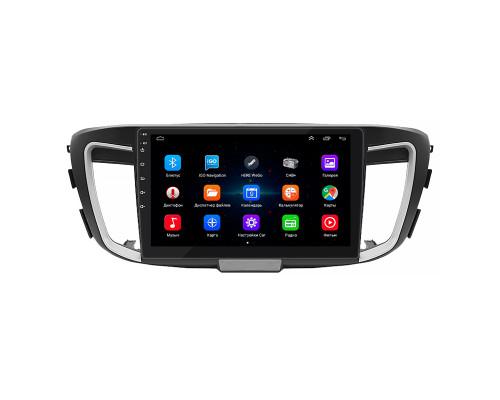 Штатная магнитола Lesko для Honda Accord IX Рестайлинг 2015-2019 экран 10" 1/16Gb Wi-Fi GPS Base