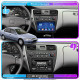 Штатная магнитола Lesko для Honda Accord VI 1997-2002 экран 9" 4/64Gb 4G Wi-Fi GPS Top