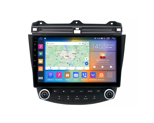 Штатная магнитола Lesko для Honda Accord VII 2002-2006 экран 10" 2/32Gb CarPlay 4G Wi-Fi GPS Prime