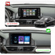 Штатная магнитола Lesko для Honda Accord X 2017-2020 экран 9" 1/16Gb Wi-Fi GPS Base