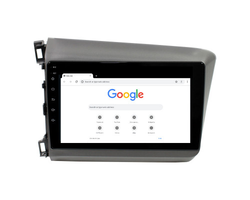 Штатная магнитола Lesko для Honda Civic IX 2011-2015 экран 9" 1/16Gb Wi-Fi GPS Base