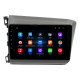 Штатная магнитола Lesko для Honda Civic IX 2011-2015 экран 9" 1/16Gb Wi-Fi GPS Base
