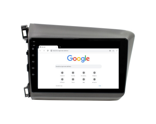 Штатная магнитола Lesko для Honda Civic IX 2011-2015 экран 9" 2/32Gb Wi-Fi GPS Base