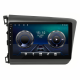 Штатная магнитола Lesko для Honda Civic IX 2011-2015 экран 9" 4/64Gb 4G Wi-Fi GPS Top