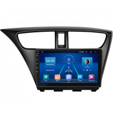Штатная магнитола Lesko для Honda Civic IX Рестайлинг 2013-2017 экран 9" 4/64Gb 4G Wi-Fi GPS Top