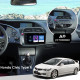 Штатная магнитола Lesko для Honda Civic Type R VIII Рестайлинг 2008-2011 экран 9" 1/16Gb Wi-Fi GPS Base