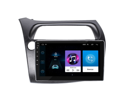 Штатная магнитола Lesko для Honda Civic Type R VIII Рестайлинг 2008-2011 экран 9" 2/32Gb Wi-Fi GPS Base