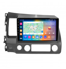 Штатная магнитола Lesko для Honda Civic VIII 2005-2009 экран 10" 2/32Gb CarPlay 4G Wi-Fi GPS Prime