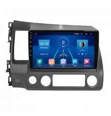 Штатная магнитола Lesko для Honda Civic VIII 2005-2009 экран 10" 6/128Gb 4G Wi-Fi GPS Top
