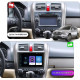 Штатная магнитола Lesko для Honda CR-V III 2006-2009 экран 9" 2/32Gb Wi-Fi GPS Base