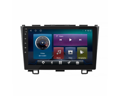 Штатная магнитола Lesko для Honda CR-V III 2006-2009 экран 9" 4/64Gb 4G Wi-Fi GPS Top