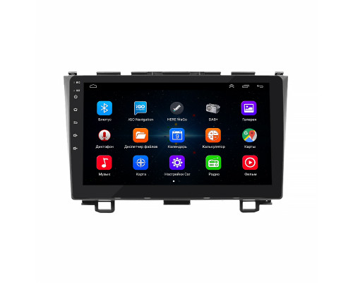 Штатная магнитола Lesko для Honda CR-V III Рестайлинг 2009-2012 экран 9" 1/16Gb Wi-Fi GPS Base