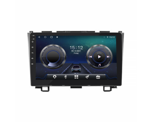 Штатная магнитола Lesko для Honda CR-V III Рестайлинг 2009-2012 экран 9" 4/64Gb 4G Wi-Fi GPS Top