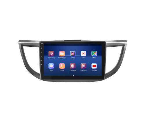 Штатная магнитола Lesko для Honda CR-V IV Рестайлинг 2014-2018 экран 10" 6/128Gb 4G Wi-Fi GPS Top
