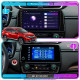 Штатная магнитола Lesko для Honda CR-V V 2016-2020 экран 9" 4/64Gb 4G Wi-Fi GPS Top