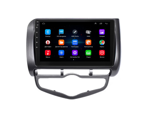 Штатная магнитола Lesko для Honda Fit I Auto AC 2001-2008 экран 9" 1/16Gb Wi-Fi GPS Base