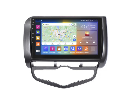 Штатная магнитола Lesko для Honda Fit I Auto AC 2001-2008 экран 9" 2/32Gb CarPlay 4G Wi-Fi GPS Prime