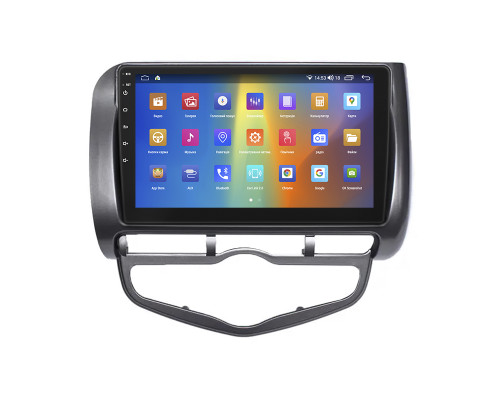 Штатная магнитола Lesko для Honda Fit I Auto AC 2001-2008 экран 9" 4/64Gb CarPlay 4G Wi-Fi GPS Prime