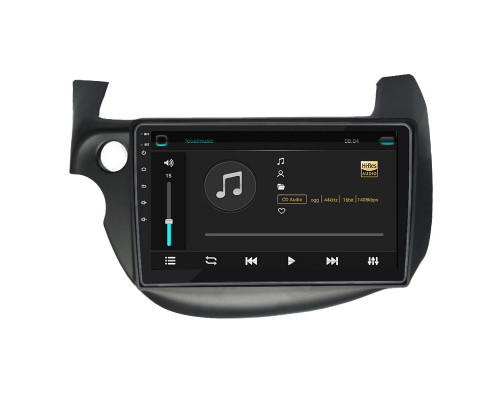 Штатная магнитола Lesko для Honda Fit II 2007-2014 экран 10" 2/32Gb 4G Wi-Fi GPS Top