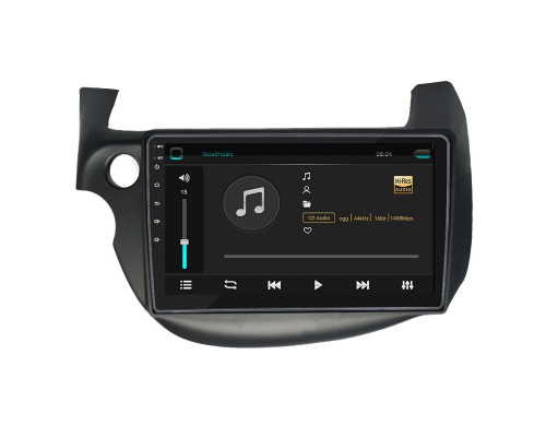 Штатная магнитола Lesko для Honda Fit II 2007-2014 экран 10" 6/128Gb 4G Wi-Fi GPS Top