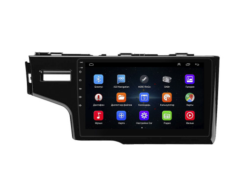 Штатная магнитола Lesko для Honda Fit III Рестайлинг 2017-2020 экран 9" 1/16Gb Wi-Fi GPS Base