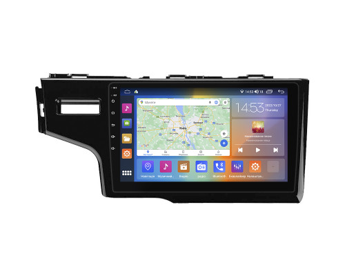 Штатная магнитола Lesko для Honda Fit III Рестайлинг 2017-2020 экран 9" 4/64Gb CarPlay 4G Wi-Fi GPS Prime