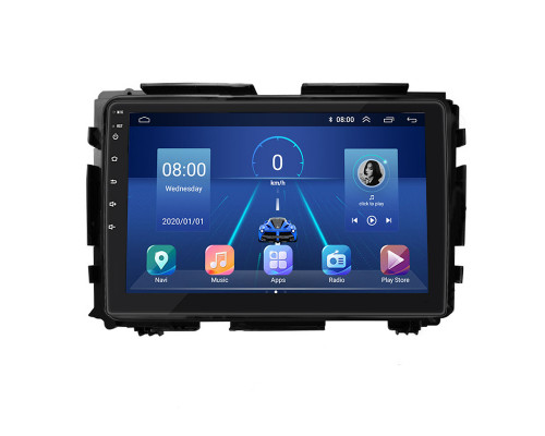Штатная магнитола Lesko для Honda HR-V II 2013-2018 экран 9" 2/32Gb 4G Wi-Fi GPS Top