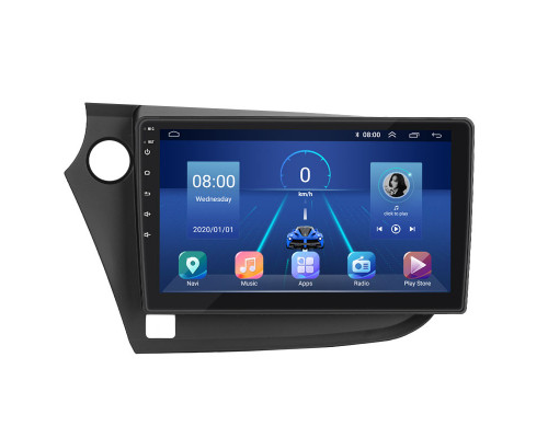 Штатная магнитола Lesko для Honda Insight II 2009-2011 экран 9" 4/64Gb 4G Wi-Fi GPS Top