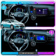 Штатная магнитола Lesko для Honda Insight II Рестайлинг 2011-2014 экран 9" 1/16Gb Wi-Fi GPS Base