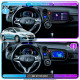 Штатная магнитола Lesko для Honda Insight II Рестайлинг 2011-2014 экран 9" 2/32Gb Wi-Fi GPS Base