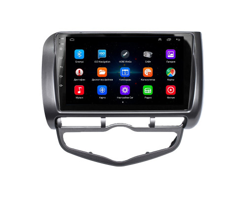 Штатная магнитола Lesko для Honda Jazz I 2001-2005 экран 9" 2/32Gb Wi-Fi GPS Base