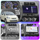Штатная магнитола Lesko для Honda Jazz I Manual AC 2001-2005 экран 9" 6/128Gb 4G Wi-Fi GPS Top