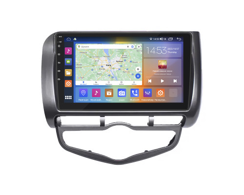 Штатная магнитола Lesko для Honda Jazz I Рестайлинг 2005-2008 экран 9" 4/64Gb CarPlay 4G Wi-Fi GPS Prime